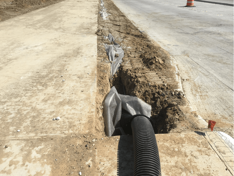 Installation of underground items