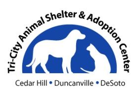 Tri-City Animal Shelter and Adoption Center - Cedar Hill - Duncanville - DeSoto Cat and Dog Logo