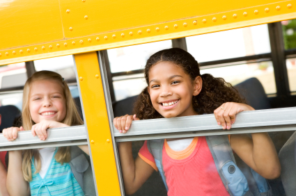 school bus kids